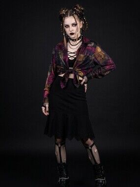 Whimsygoth Floral Skirt
